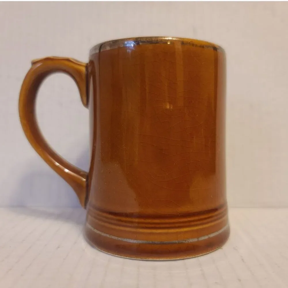 United Kingdom Crest Ceramic Beer Stein Vintage‎ Nasco Mug 4.75